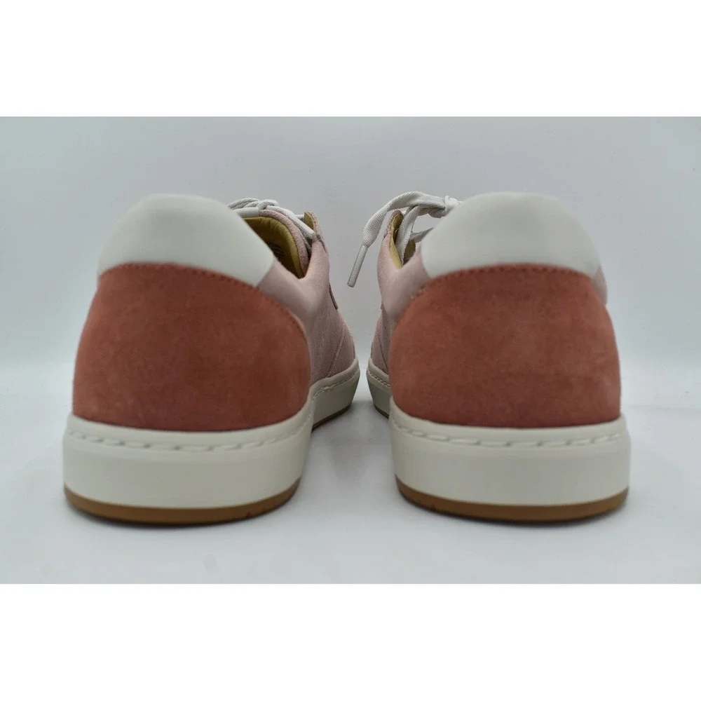 Dansko Womens Size 41 Josey Suede Blush Pink Lace Up Sneakers Shoes